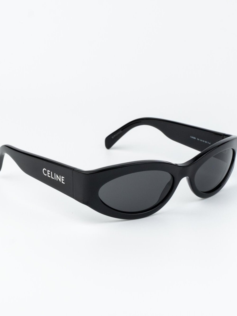 Celine Women Sunglasses Black Grey Cat Eye CL40288I MONOCHROMS 01A NEW AUTHENTIC - Picture 3 of 13